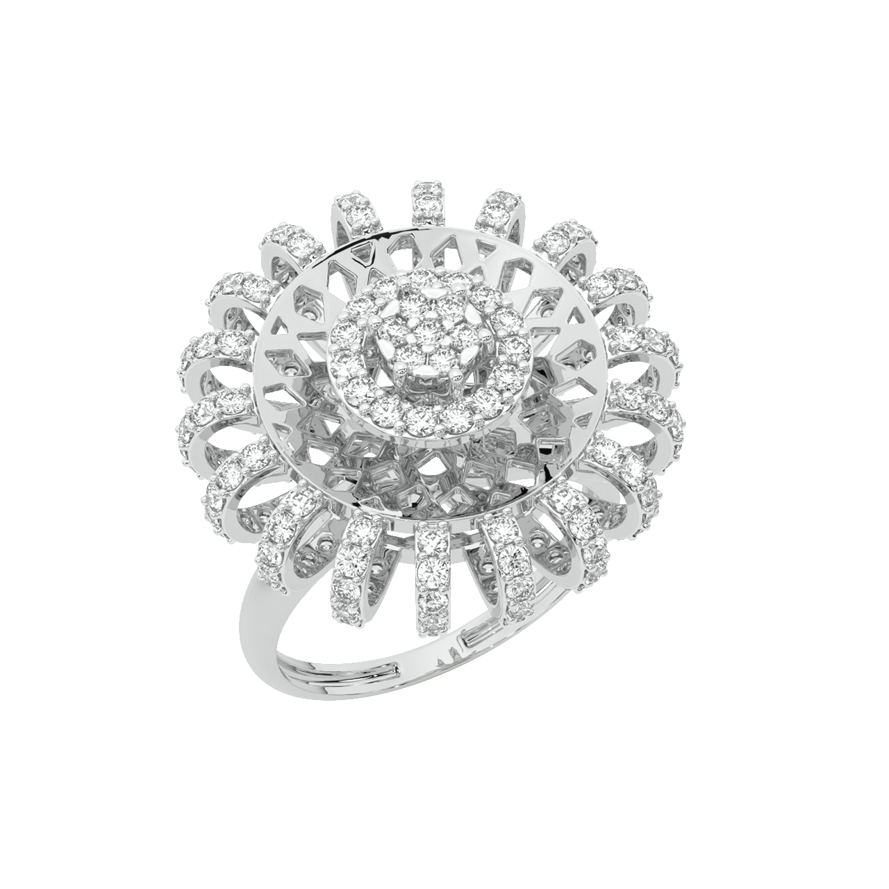 Alfie Round Diamond Engagement Ring